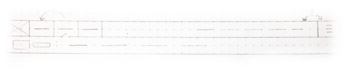 Wireframes navigatie desktop Wireframes navigatie desktop